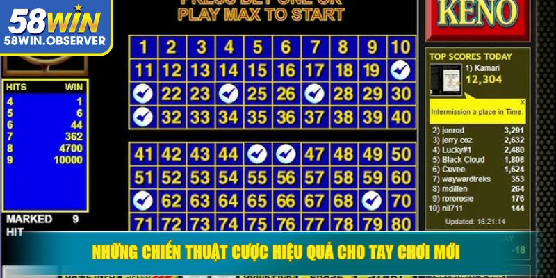 Những chiến thuật cược hiệu quả cho tay chơi mới 