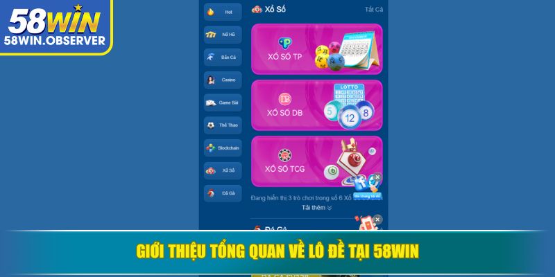 Giới thiệu tổng quan về Lô Đề tại 58WIN