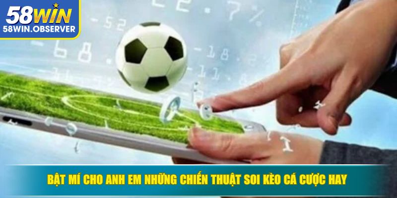 Bật mí cho anh em những chiến thuật soi kèo cá cược hay