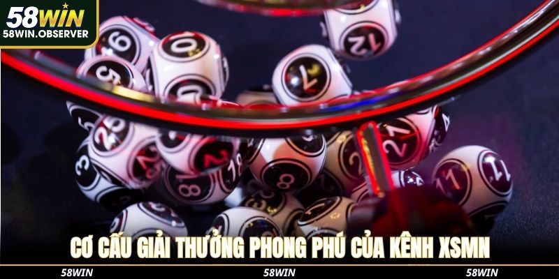 Cơ cấu giải thưởng phong phú của kênh XSMN